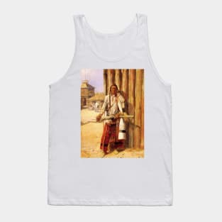 “Buffalo Coat” by Charles Russell Tank Top